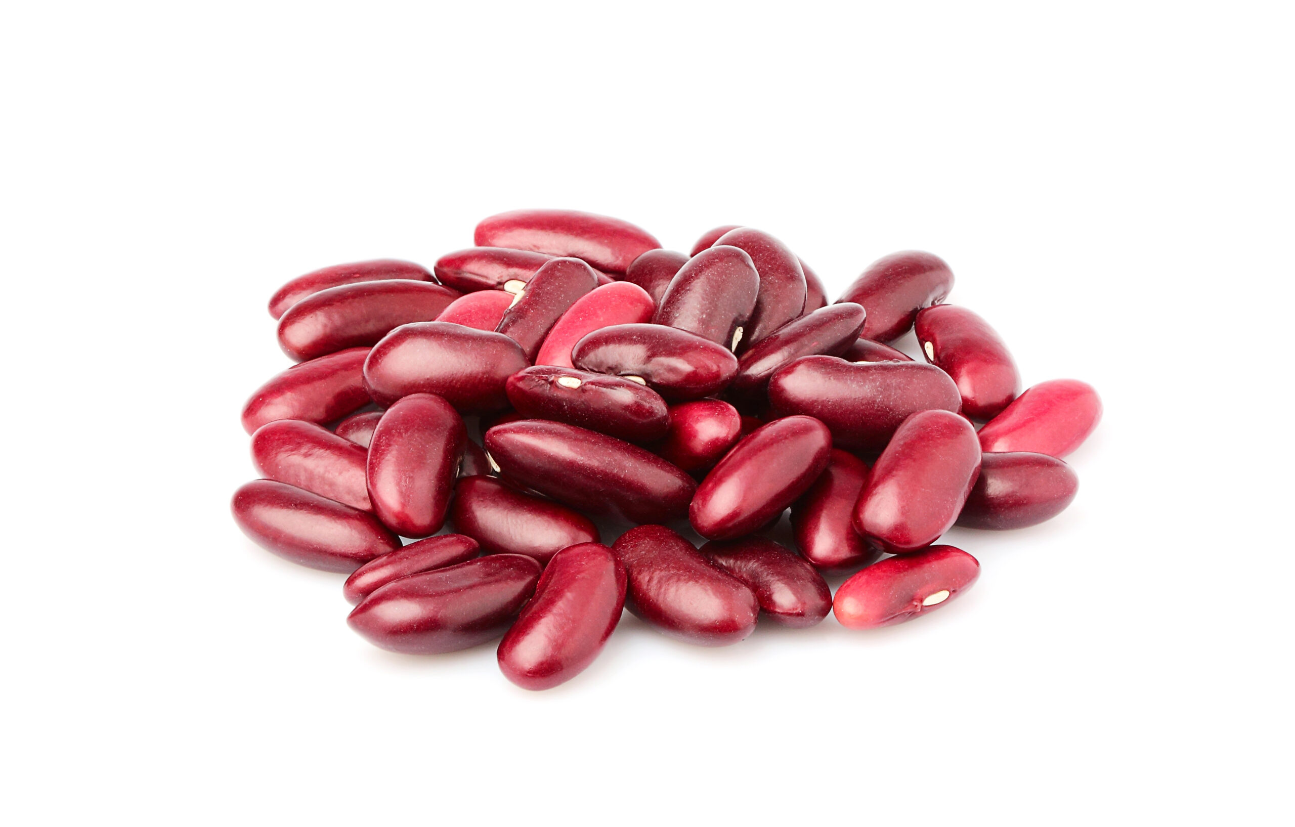 Dry red beans isolated. Produce