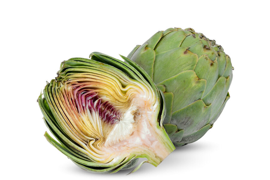 artichoke isolated on white background Produce